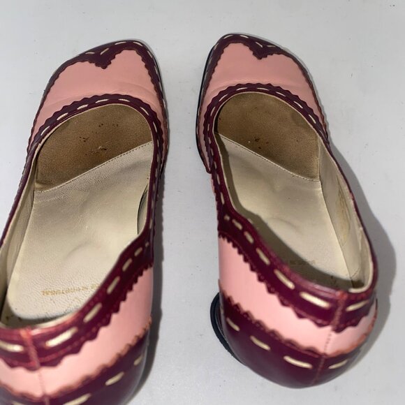 John Fluevog Kristin Heels Shoes Wingtip Brogue - Picture 10 of 10